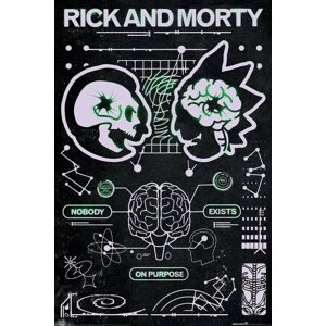 Plakát, Obraz - Rick and Morty - Classickal, (61 x 91.5 cm)