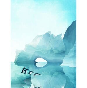 Ilustrace Penguins By Day, Goed Blauw, (30 x 40 cm)