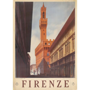 Ilustrace Firenze Florence, Andreas Magnusson, (30 x 40 cm)
