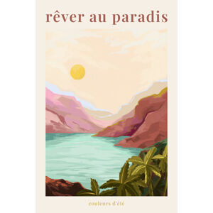 Ilustrace Raaver Au Paradis, Goed Blauw, (26.7 x 40 cm)