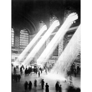 Umělecký tisk NEW YORK - Sluneční paprsky v Grand Central Station, ALAN SCHEIN PHOTOGRAPHY, (60 x 80 cm)