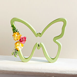 Magnet 3Pagen Dřevěný motýl zelená