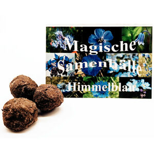 Magnet 3Pagen 3 kouzelná kulatá semínka "Nebeská modř"