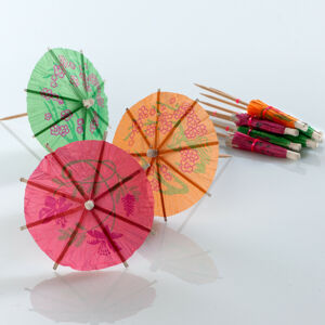 Magnet 3Pagen 12 dekorativních deštníčků