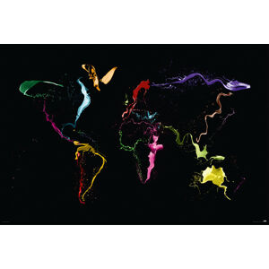 Plakát, Obraz - Michael Tompsett - World map, (91.5 x 61 cm)