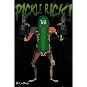 Plakát, Obraz - Rick and Morty - Pickle Rick, (61 x 91.5 cm)