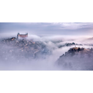 Umělecká fotografie Toledo city foggy morning, Jesús	M. García, (40 x 20 cm)