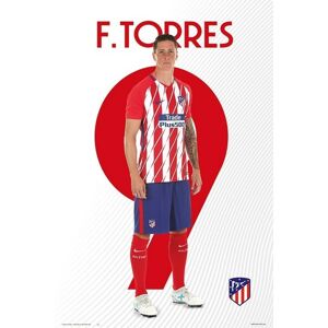 Plakát, Obraz - Atletico Madrid 2017/2018 -  F. Torres, (61 x 91.5 cm)