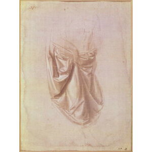 Leonardo da Vinci - Obrazová reprodukce Drapery study, (30 x 40 cm)