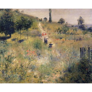 Pierre Auguste Renoir - Obrazová reprodukce The Path through the Long Grass, c.1875, (40 x 35 cm)