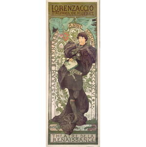 Alphonse Marie Mucha - Obrazová reprodukce Lorenzaccio, (22.2 x 60 cm)