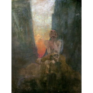 Alphonse Marie Mucha - Obrazová reprodukce The Abyss, 1899, (30 x 40 cm)
