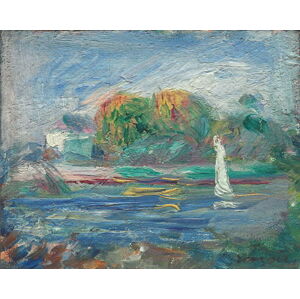Pierre Auguste Renoir - Obrazová reprodukce The Blue River, c.1890-1900, (40 x 30 cm)