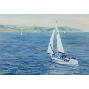 Obrazová reprodukce Sailing Home, 1999, Antonia Myatt, 40 × 26.7 cm