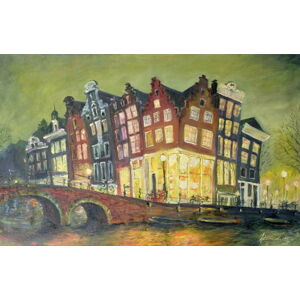 Obrazová reprodukce Bright Lights, Amsterdam, 2000, Antonia Myatt, 40 × 24.6 cm