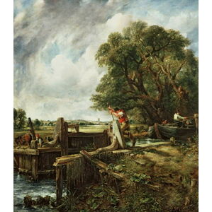 Obrazová reprodukce The Lock, 1824, John Constable, 35 × 40 cm