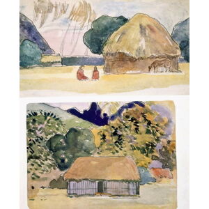 Paul Gauguin - Obrazová reprodukce Illustrations from 'Noa Noa, Voyage a Tahiti', (35 x 40 cm)