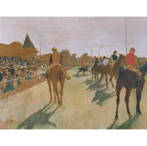 Edgar Degas - Obrazová reprodukce The Parade, or Race Horses in front of the Stands, (40 x 30 cm)