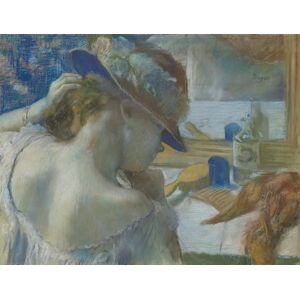 Edgar Degas - Obrazová reprodukce In Front of the Mirror, 1889 (pastel on paper), (40 x 30 cm)