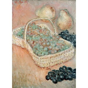 Claude Monet - Obrazová reprodukce The Basket of Grapes, 1884, (30 x 40 cm)