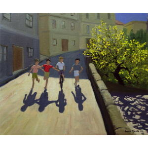 Andrew Macara - Obrazová reprodukce Children Running, Lesbos, 1999, (40 x 35 cm)