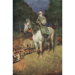 Howard (after) Pyle - Obrazová reprodukce General Lee on his Famous Charger, 'Traveller', (26.7 x 40 cm)