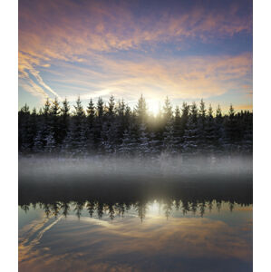 Umělecká fotografie Small lake in the forest, Christian	Lindsten, (35 x 40 cm)