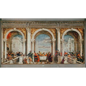 (1528-88) Veronese - Obrazová reprodukce The Feast in the House of Levi, (40 x 22.5 cm)