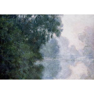 Monet, Claude - Obrazová reprodukce Morning on the Seine, Effect of Mist; Matinee sur la Seine, Effet de Brume, (40 x 26.7 cm)