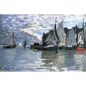 Monet, Claude - Obrazová reprodukce Sailing Boats, c.1864-1866, (40 x 26.7 cm)