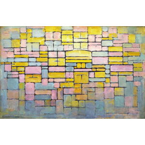 Mondrian, Piet - Obrazová reprodukce Tableau no. 2 / Composition no. V, 1914, (40 x 24.6 cm)