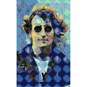 Davis, Scott J. - Obrazová reprodukce John Lennon, (24.6 x 40 cm)