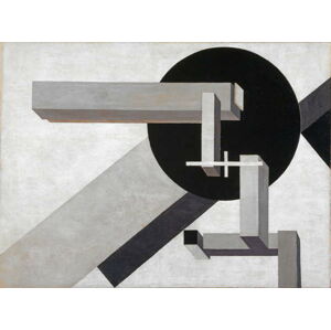 Obrazová reprodukce Proun 1 D, 1919, Lissitzky, Eliezer (El) Markowich, 40 × 30 cm