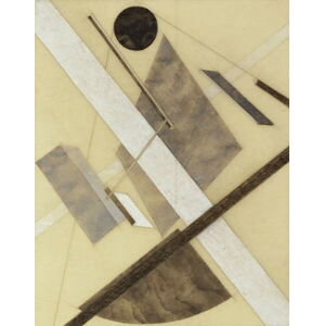 Obrazová reprodukce Proun: Path of Energy and Dynamic Flows, c.1920, Lissitzky, Eliezer (El) Markowich, 30 × 40 cm