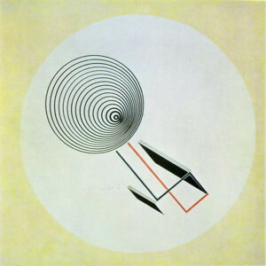 Obrazová reprodukce Proun 93, 1924, Lissitzky, Eliezer (El) Markowich, 40 × 40 cm