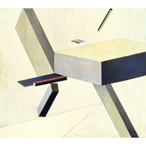 Lissitzky, Eliezer (El) Markowich - Obrazová reprodukce Composition, 1922, (40 x 35 cm)