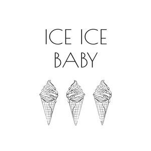 Ilustrace Ice Baby, Martina Pavlova, (30 x 40 cm)