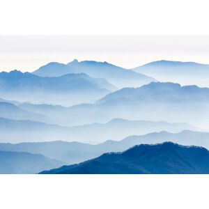 Umělecká fotografie Misty Mountains, Gwangseop eom, (40 x 26.7 cm)