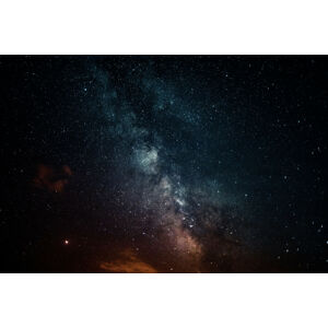 Umělecká fotografie Details of Milky Way of St-Maria with red-blue graded II, Javier Pardina, (40 x 26.7 cm)
