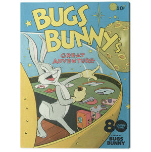 Obraz na plátně Looney Tunes - Bugs Bunny Great Adventure, (30 x 40 cm)