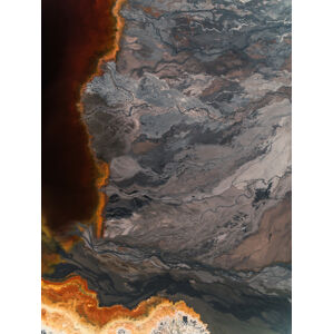 Umělecká fotografie Sediments lake inside abandone mine, Javier Pardina, (30 x 40 cm)