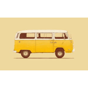 Bodart, Florent - Obrazová reprodukce Yellow Van, (40 x 24.6 cm)