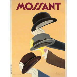Cappiello, Leonetto - Obrazová reprodukce Mossant hats, 1938, (30 x 40 cm)