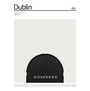 Ilustrace City Dublin 1, Finlay & Noa, (30 x 40 cm)
