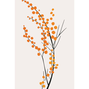 Ilustrace Wild Berries, Kubistika, (26.7 x 40 cm)