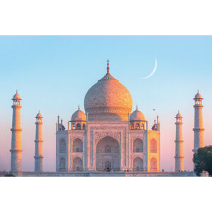 Plakát, Obraz - Taj Mahal - Sunset, (91.5 x 61 cm)