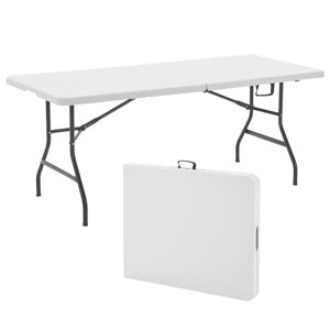 Juskys Bufetový stůl XL skládací bílý