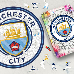 Puzzle s motivem fotbalového týmu - Manchester City FC