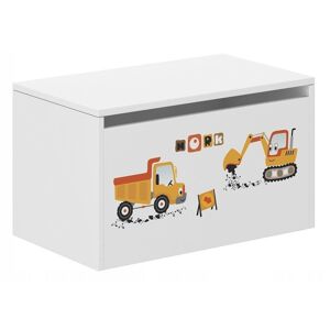 Dětský úložný box pro malé stavaře 40x40x69 cm