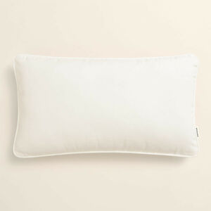 Elegantní povlak na polštář v bílé barvě 30 x 50 cm